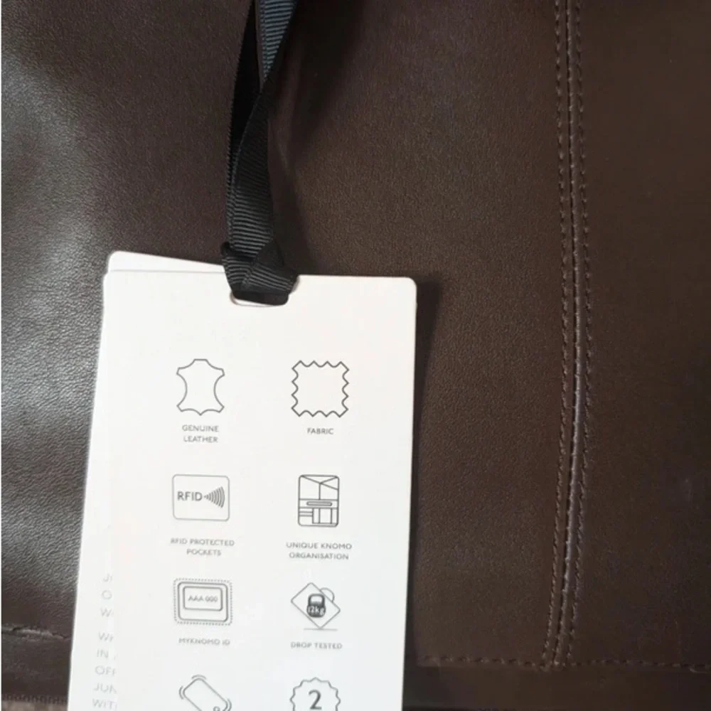 Sophisticated Dark Brown Leather Briefcase for Men